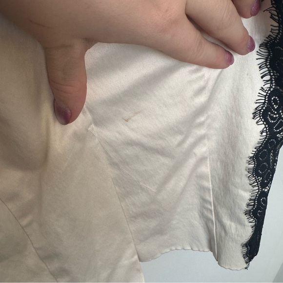 Vintage Y2K guess Cream and Black Lace Dress 1 - Picture 6 of 8